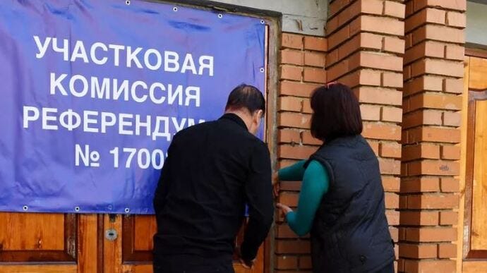 Occupiers start referendums in Donbas, Kherson Oblast and Melitopol |  Ukrainska Pravda