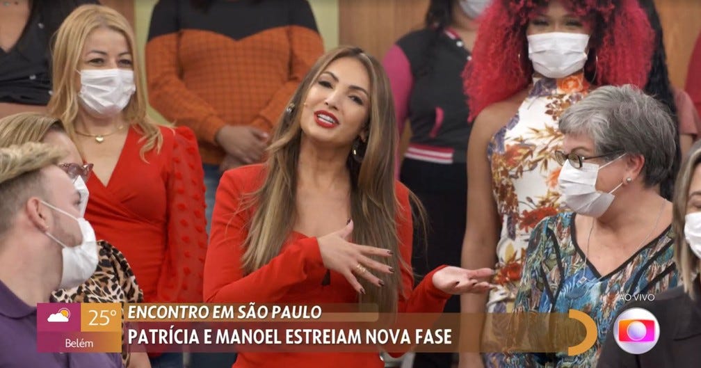 Patrícia Poeta estreia no comando do 'Encontro' — Foto: Globo