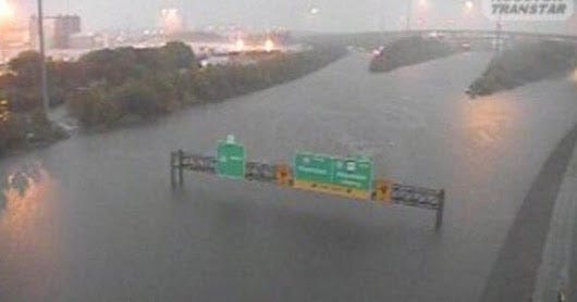 massive flooding after nurricane Harvey