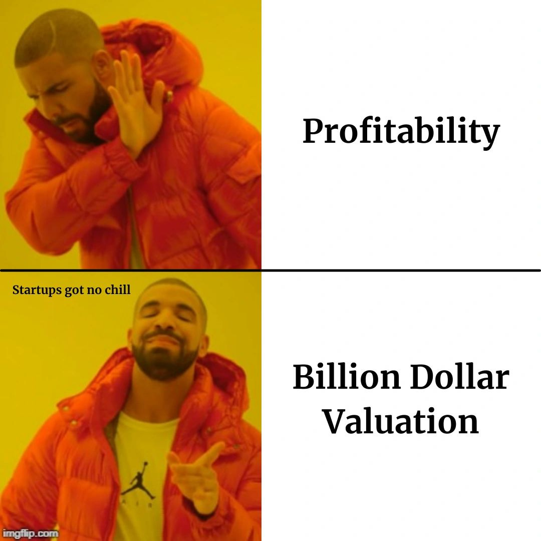 Startup and Profitability Meme