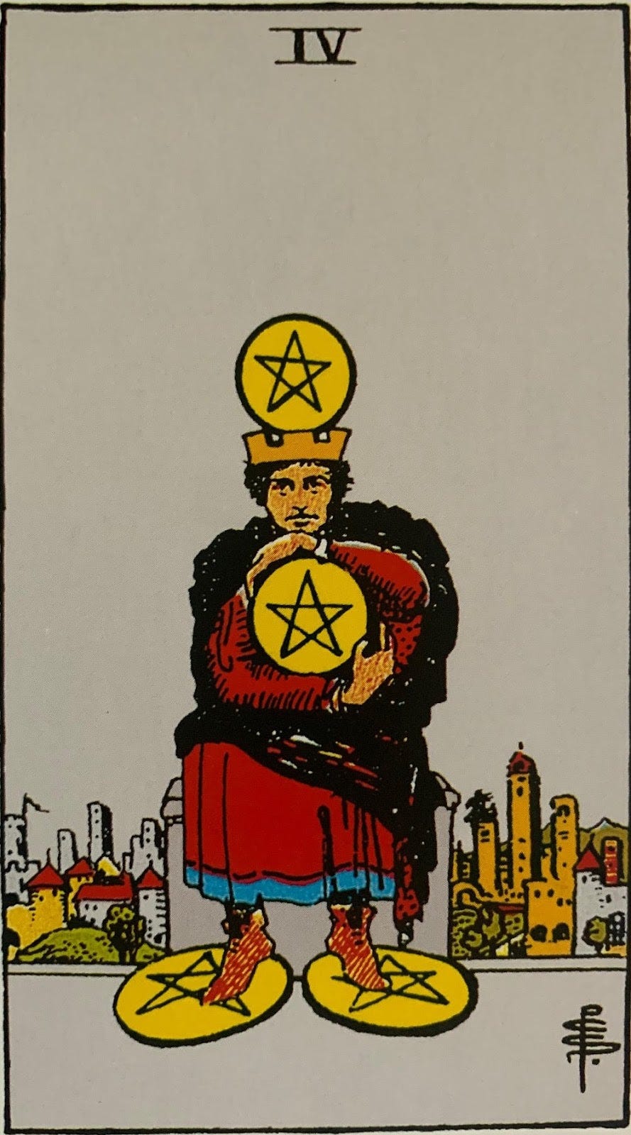Four of Pentacles - insideout ultimate