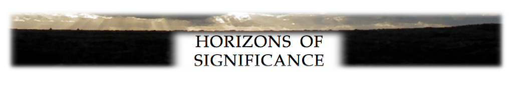 Horizons of Significance footer