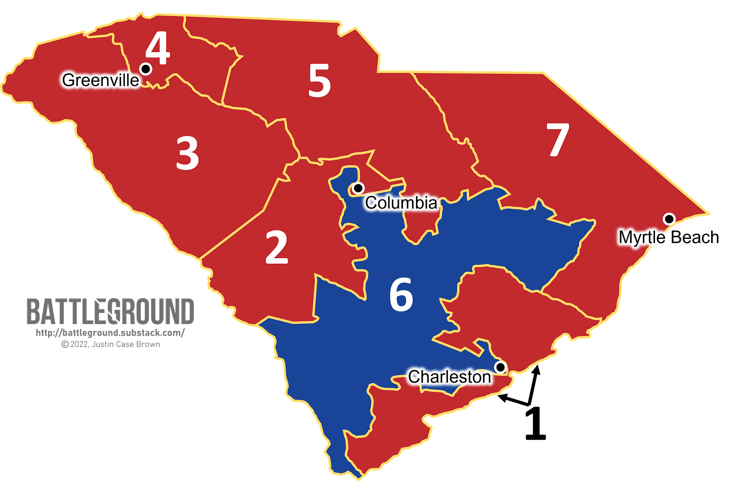 South Carolina Redistricting Map