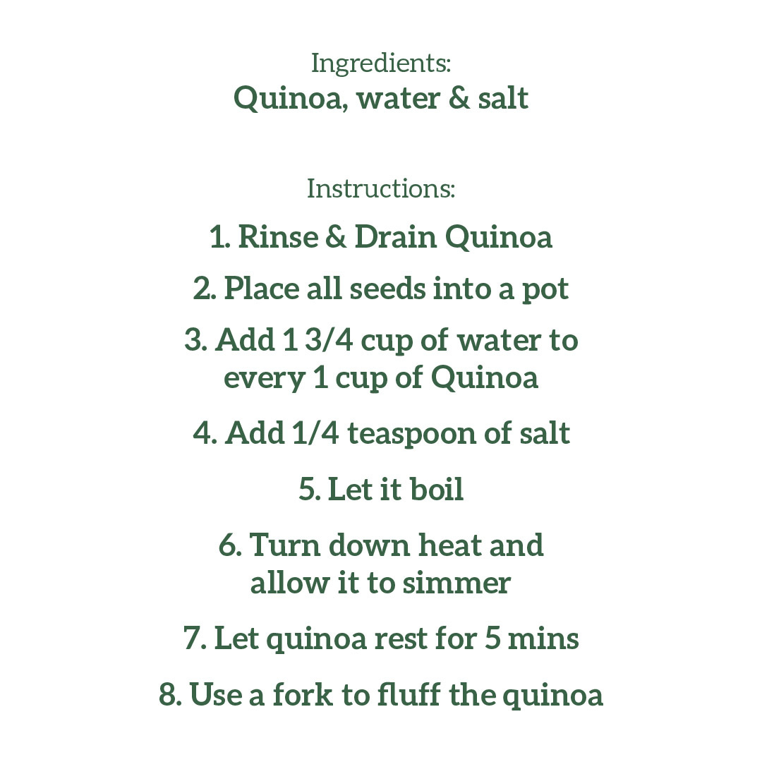 how to make fluffy quinoa