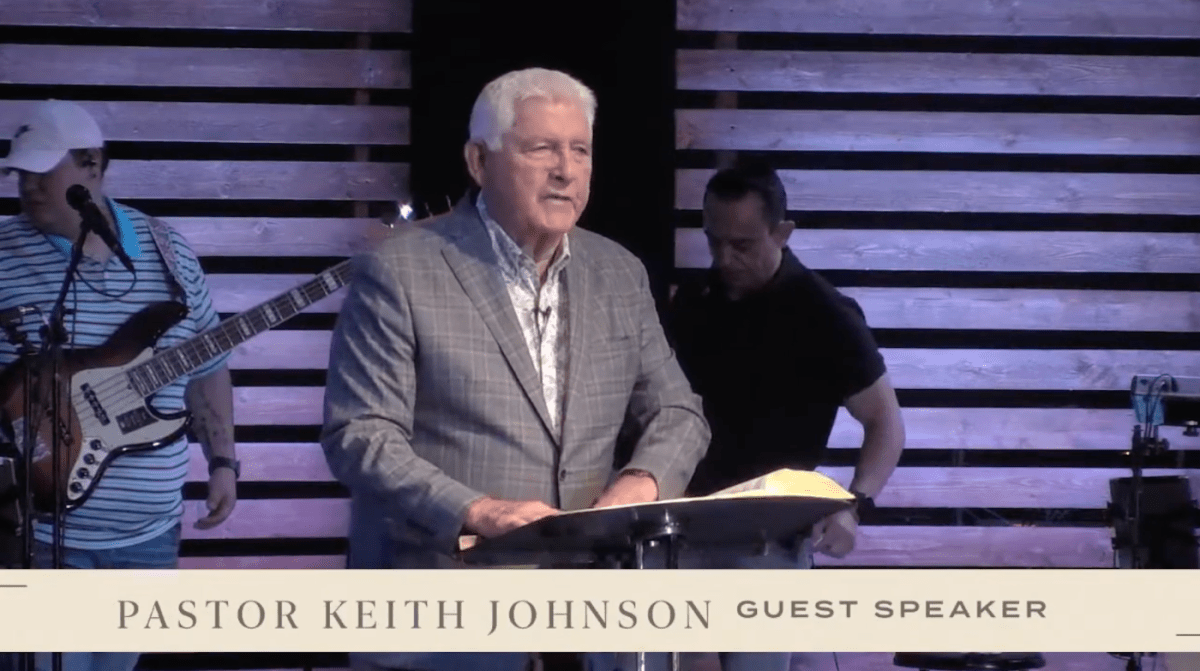 Christian leader at center of $25 million abuse lawsuit goes missing | Keith Johnson, the former head of the Christian Centre Academy, speaking at a Texas church in 2021