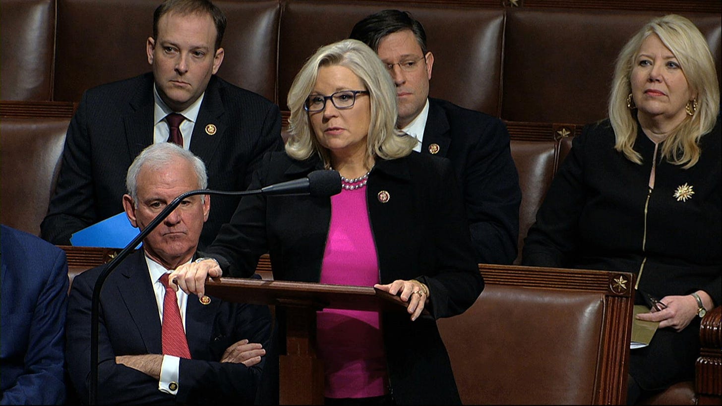 Rep. Liz Cheney says vote to impeach Trump may &#39;damage our republic&#39; | 307  Politics | trib.com