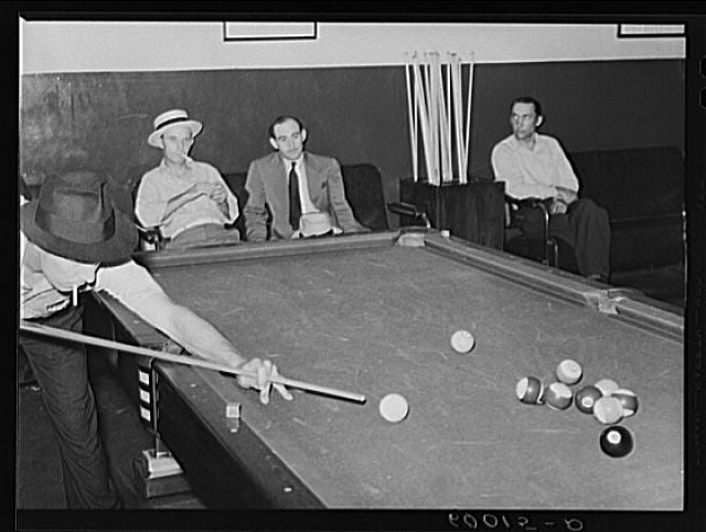 Pool Hall - Photo Library of Congress