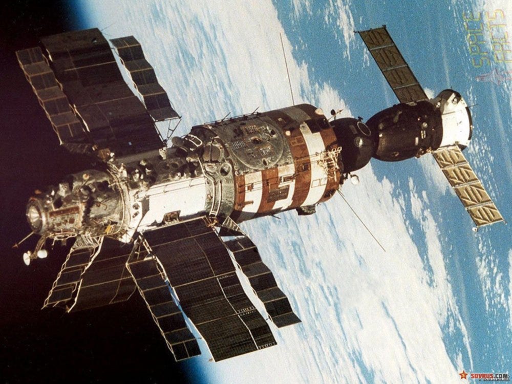 космическая станция Салют-1. Первая космическая станция в мире Салют-1