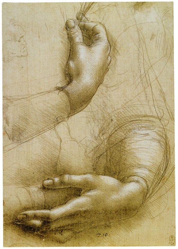studies of hands
