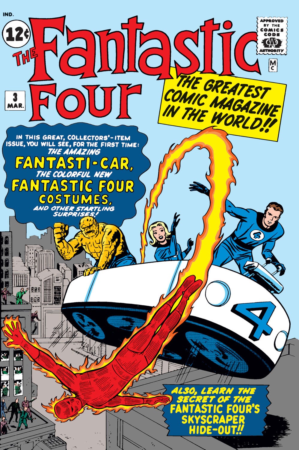 Fantastic Four (1961) #3 | Comic Issues | Marvel