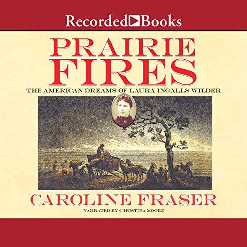 Audiobook cover of Prairie Fires.