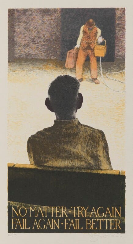 NPG 6467; Samuel Beckett - Portrait - National Portrait Gallery