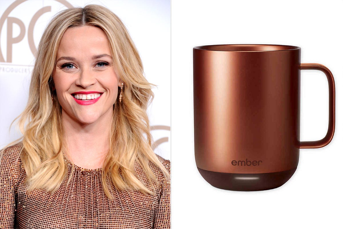 Reese Witherspoon Uses the Ember Coffee Mug | PEOPLE.com