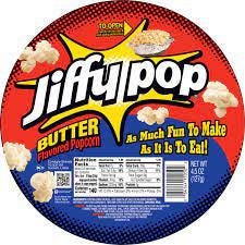 JIFFY POP Butter Flavored Popcorn, Stovetop Popping Pan, 4.5 oz. -  Walmart.com