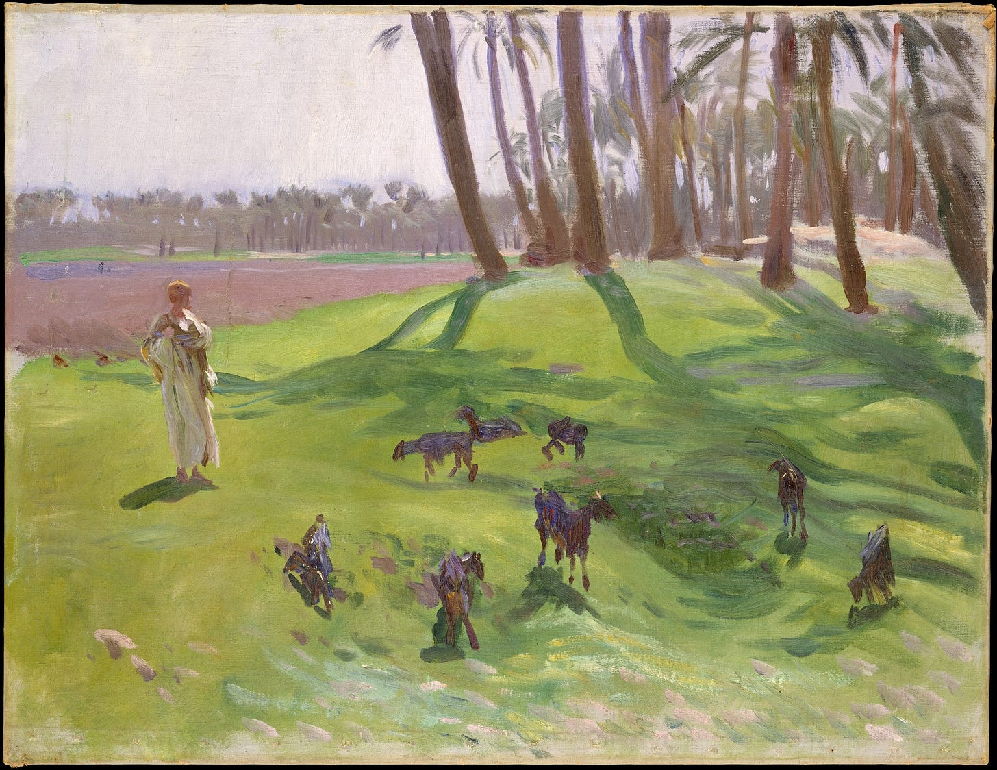Landscape with Goatherd (between 1890 and 1891)