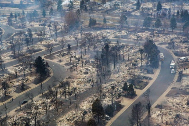 PHOTOS: Marshall Fire in Boulder County burns hundreds of homes