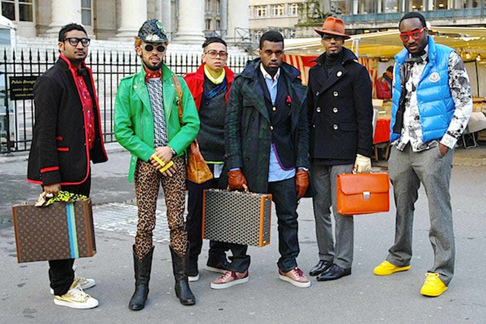 The Story Behind Kanye West's Breakout Street Style Moment at Paris Fashion  Week | Vogue
