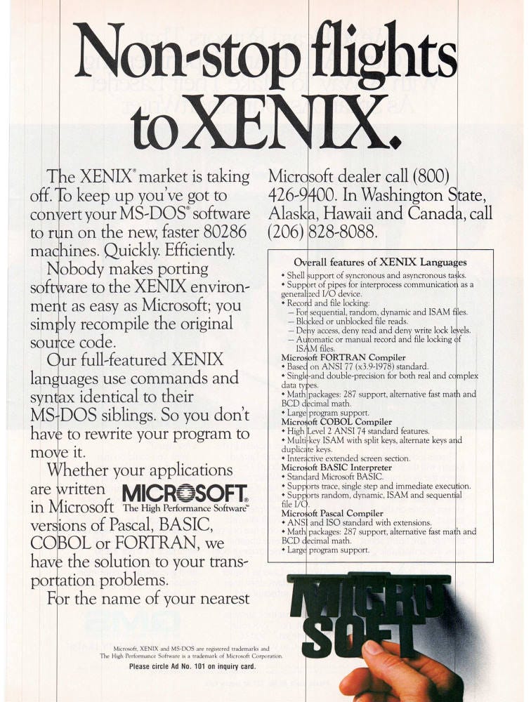 From the November 1985 issue of Unix World