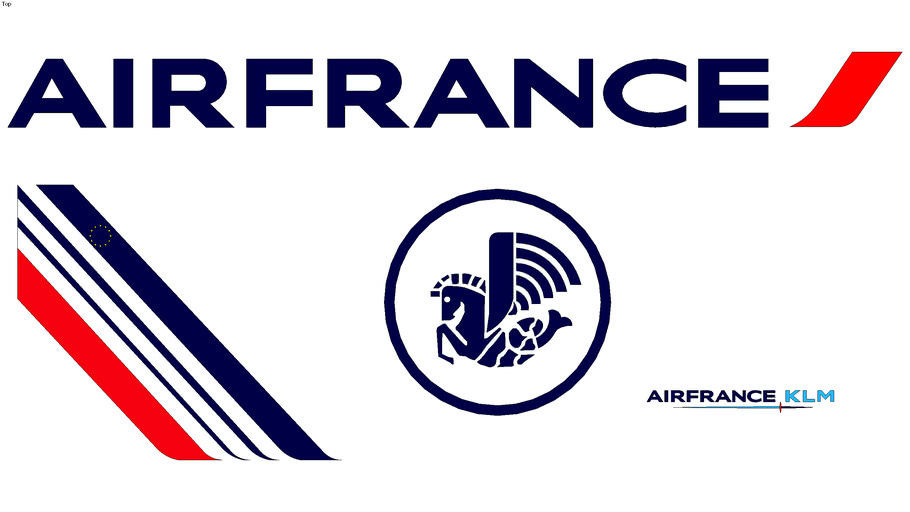 Air France logo | 3D Warehouse