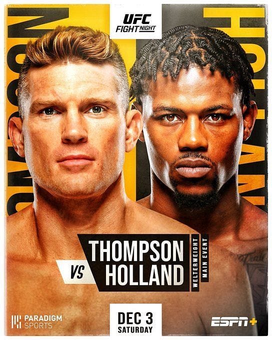 The latest editions to the UFC December 3 fight card