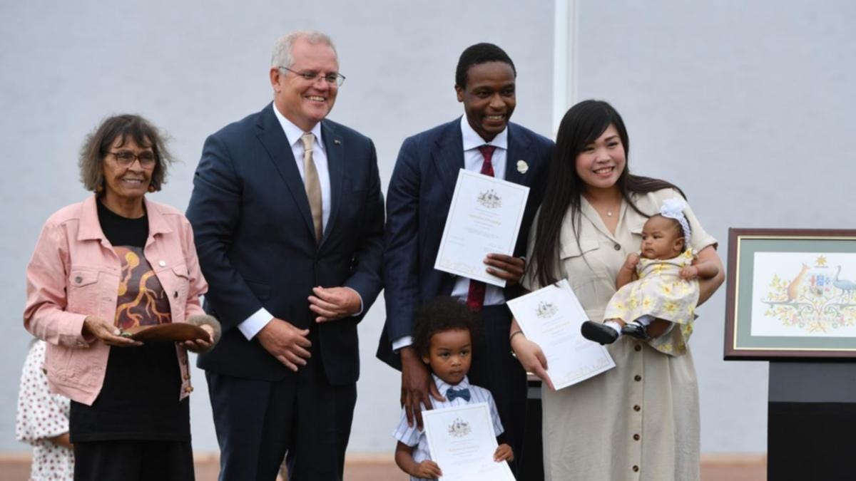 More than 16,000 residents from more than 150 nations become new Australian  citizens on national day | 7NEWS