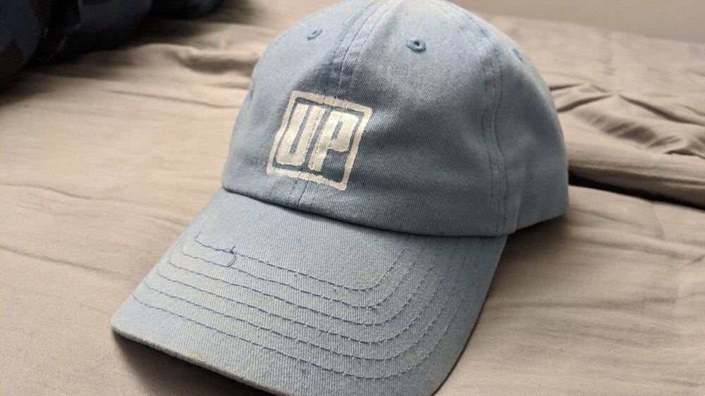 Man, this hat had seen a lot less wear when I snapped this photo in December ‘18 (Photo by NGL) Man, this hat had seen a lot less wear when I snapped this photo in December ‘18 (Photo by NGL)