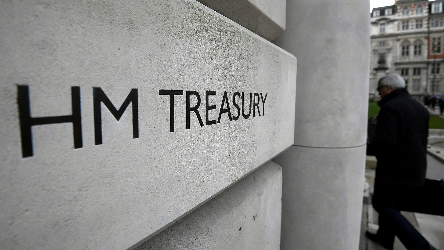 UK Treasury to quadruple borrowing to £180bn over next quarter | Financial  Times