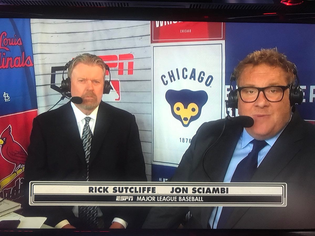 ESPN's popular Boog Sciambi: "To sound like a baseball voice of 50 years  ago doesn't work today" - Sports Broadcast Journal