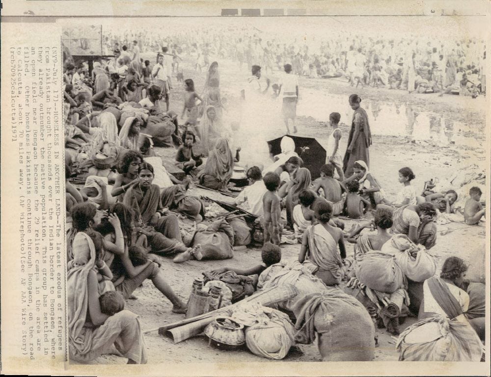 Refugees from East Pakistan During Bangladesh Liberation ...