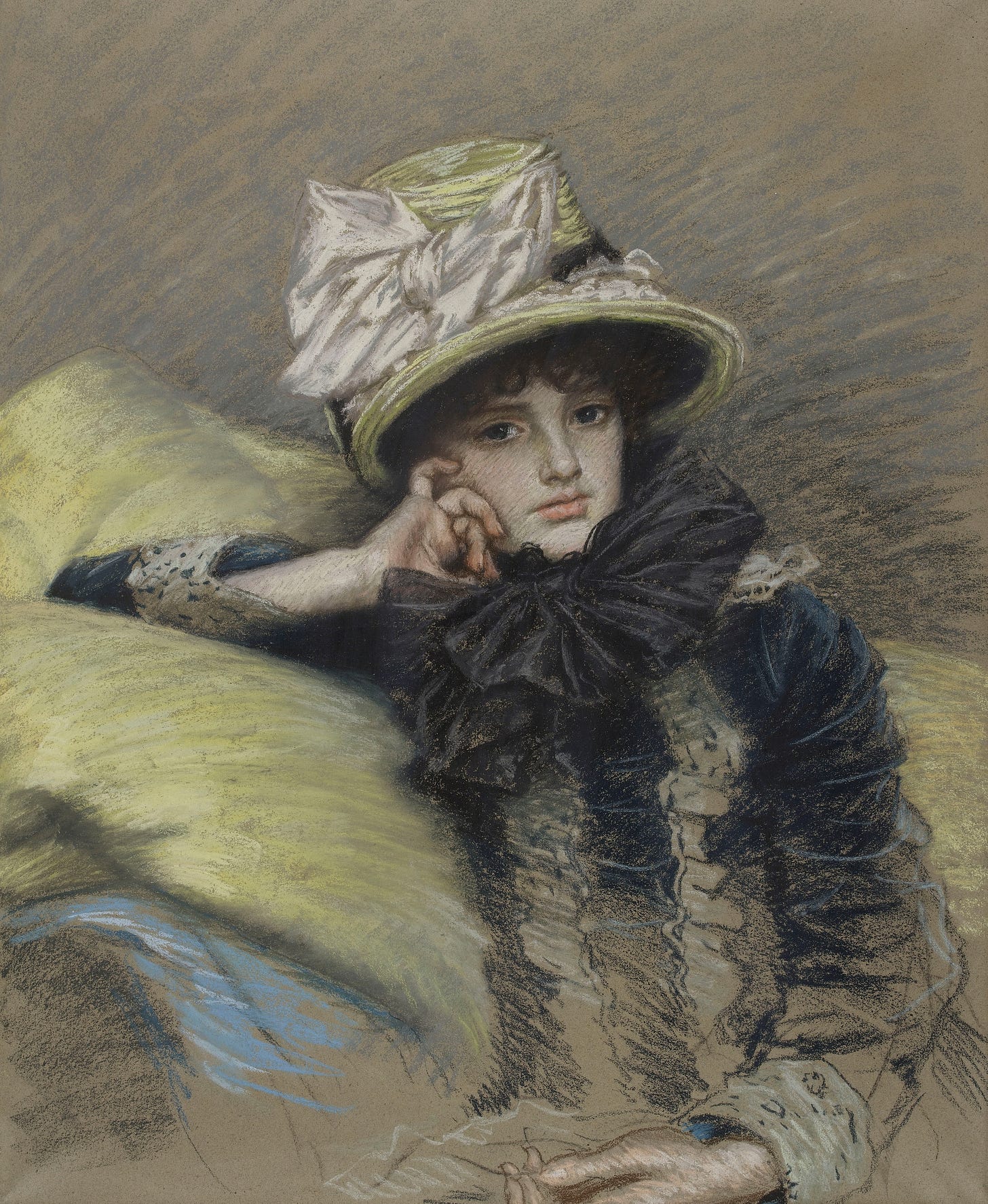 Portrait de jeune femme (1883) by James Tissot 