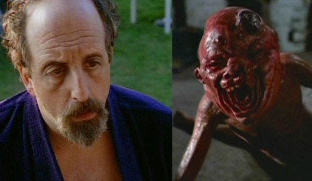 Vincent Schiavelli as Lanny and his gross conjoined-twin monster brother Leonard, from the X-Files S2ep20, “Humbug”
