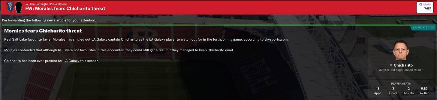 Football Manager 2021 Chicharito