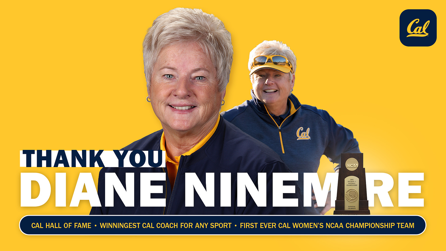Diane Ninemire Steps Down As Cal Softball Coach