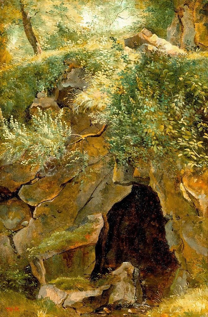 The Cave - Theodore Rousseau | Eva's blog | Theodore rousseau, Art, Fine art