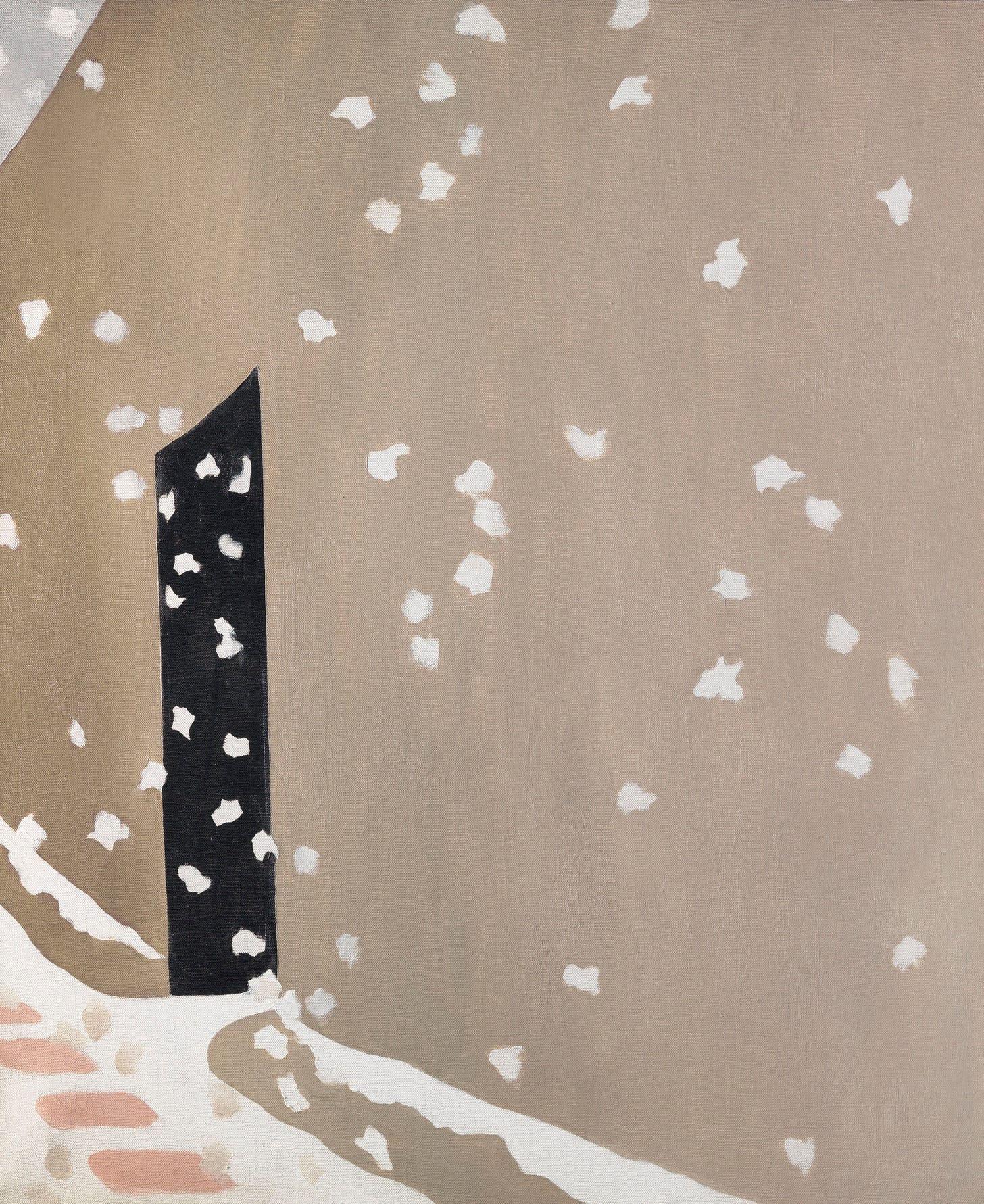 Georgia O'Keeffe (1887-1986) | Black Door with Snow | 1950s, Paintings |  Christie's
