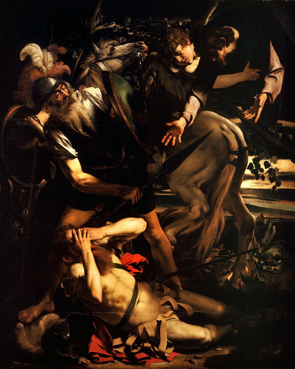 The Conversion of Saint Paul-Caravaggio (c. 1600-1).jpg