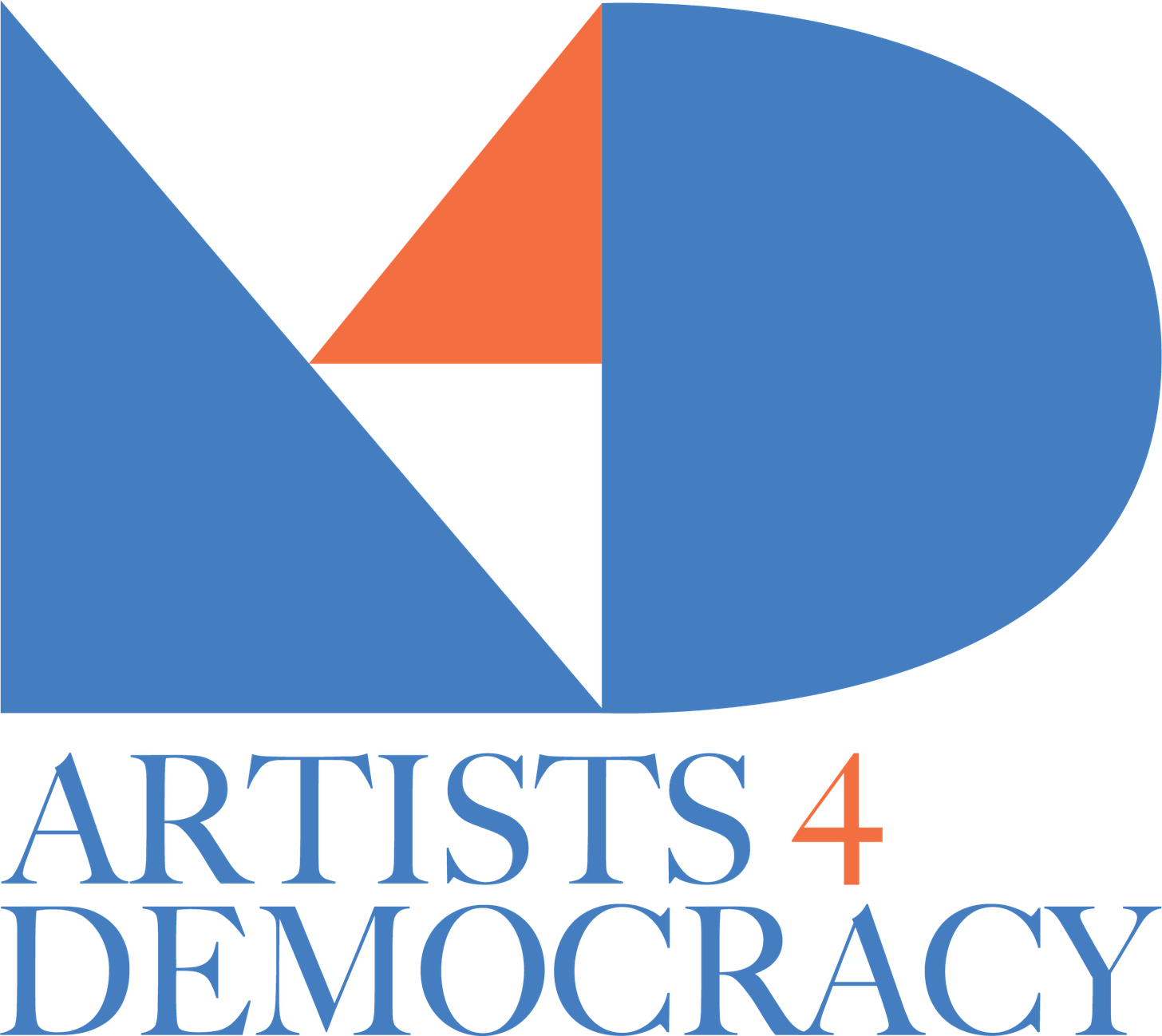 Artists 4 Democracy logo
