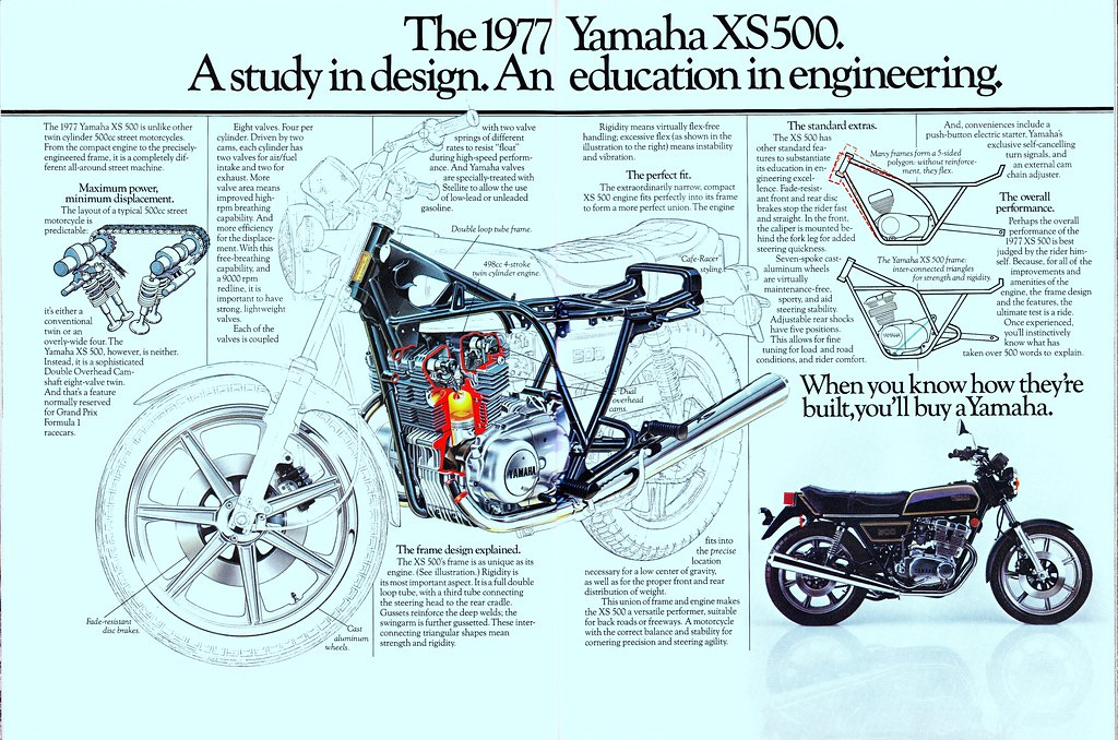 1977 Yamaha XS500 AD | Tony Blazier | Flickr