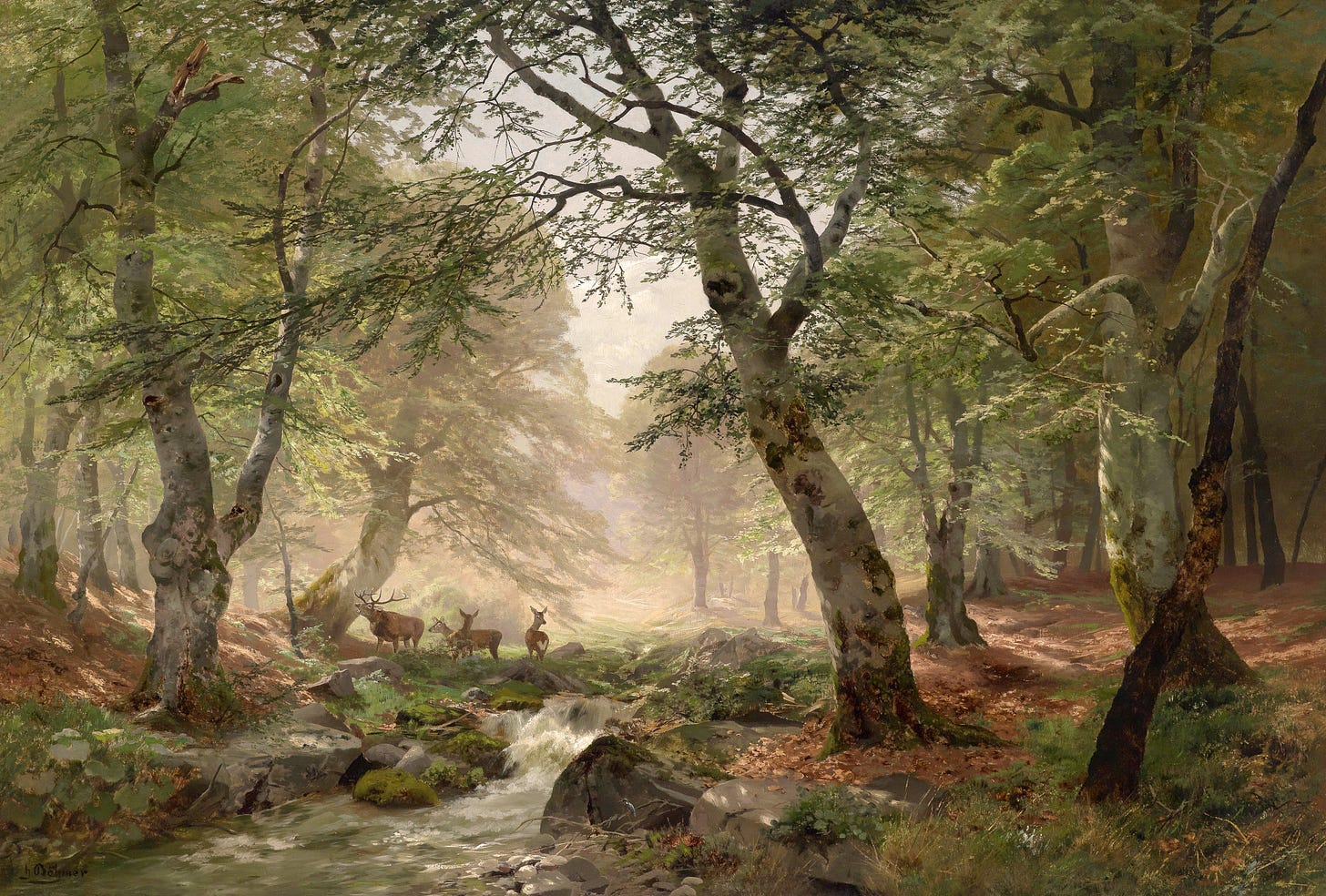 forest, Landscape, Classic art Wallpapers HD / Desktop and Mobile ...