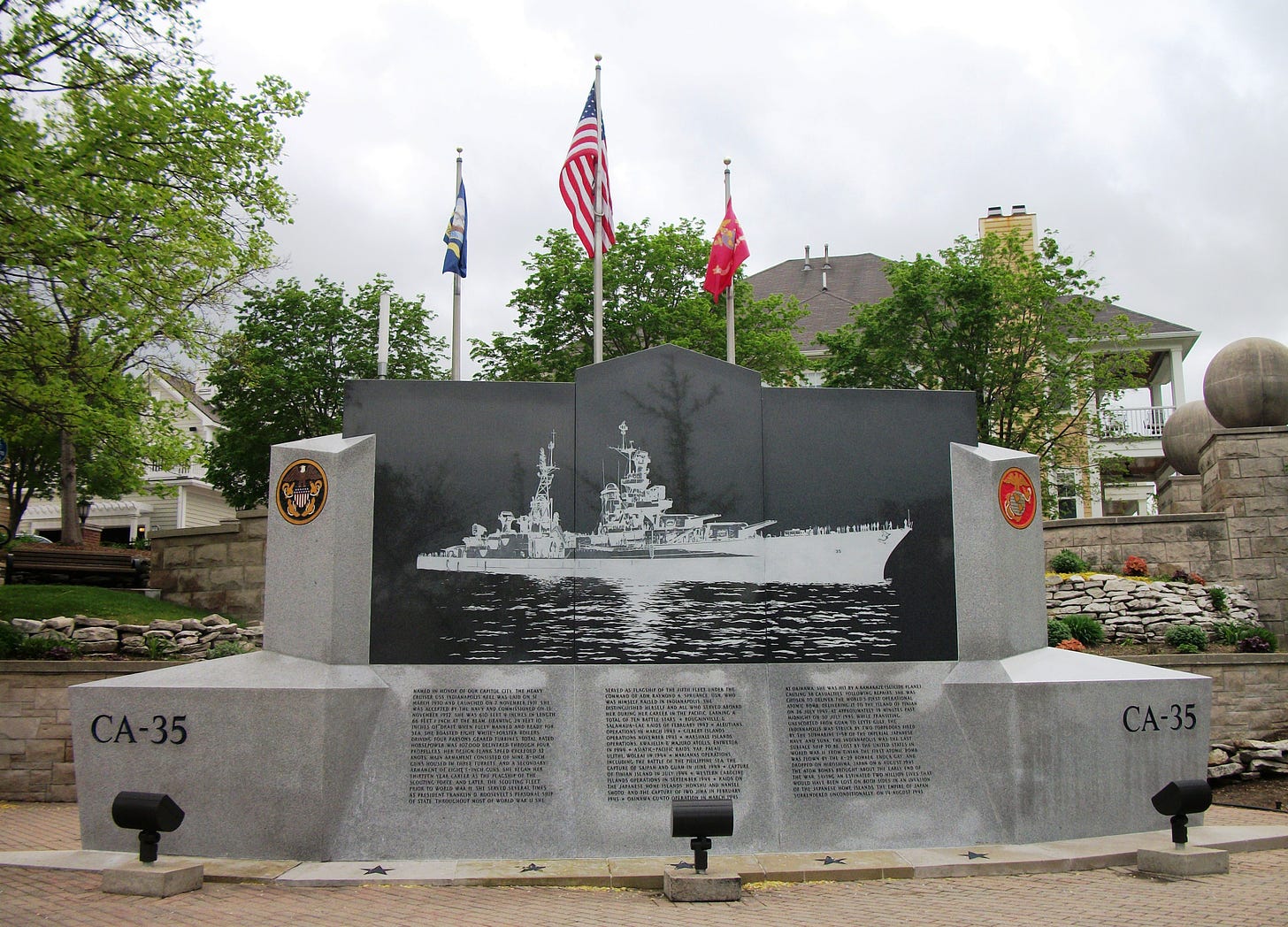 USS Indianapolis CA35 Memorial