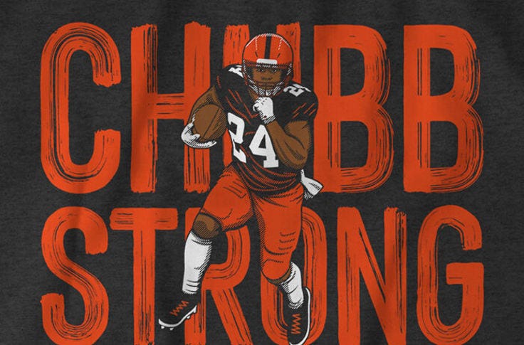 Cleveland Browns fans need this Nick Chubb BreakingT shirt