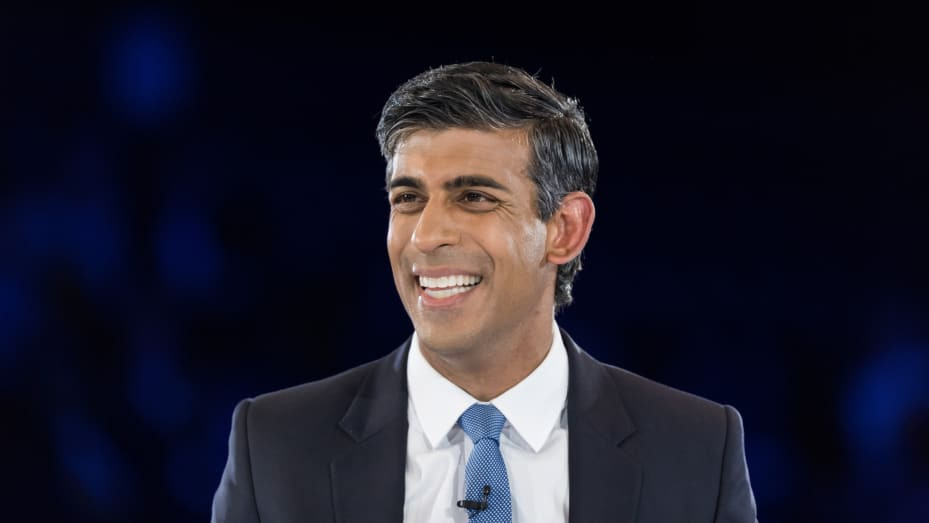 Rishi Sunak could be elected leader of the Conservative Party and prime minister of the U.K. if he receives enough votes from fellow lawmakers Monday.