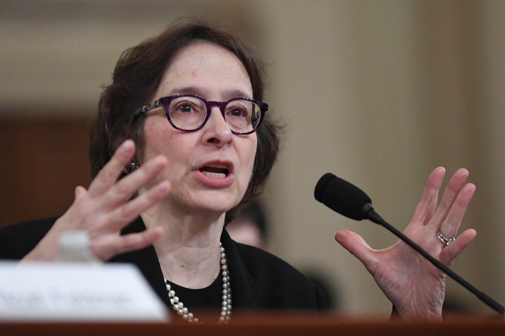 Law Professors Pamela S. Karlan, professor of law at Stanford Law School, testifies before the House Judiciary Committee, as part of the Donald Trump impeachment inquiry, on Capitol Hill, Wednesday, December 4, 2019, in Washington, DC.