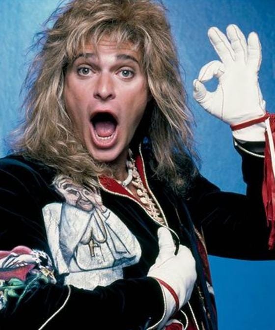 Image result for david lee roth 80s