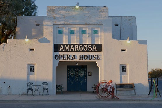The Amargosa Opera House at Death Valley Junction. Photo: Kim Stringfellow.