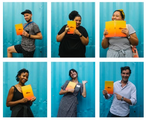 Some of our first readers that helped us celebrate one year ago at our book launch!