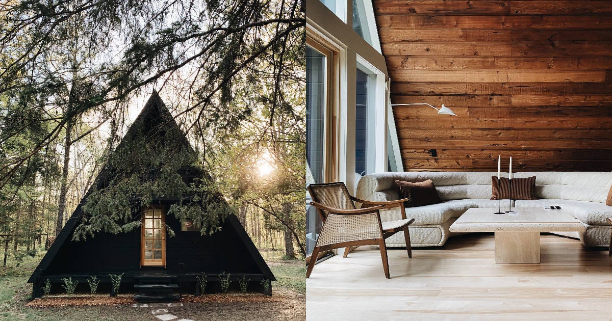 Inside the Scandinavian A-Frame Cabin You Need to Rent | Artful Living  Magazine