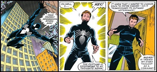 Spider-Man 3 black suit comic book movie