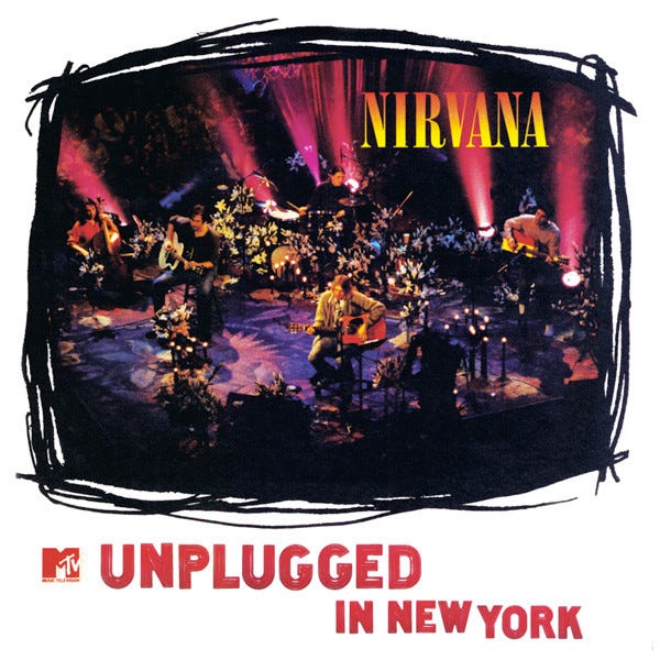 Album Cover - Nirvana - MTV Unplugged In New York