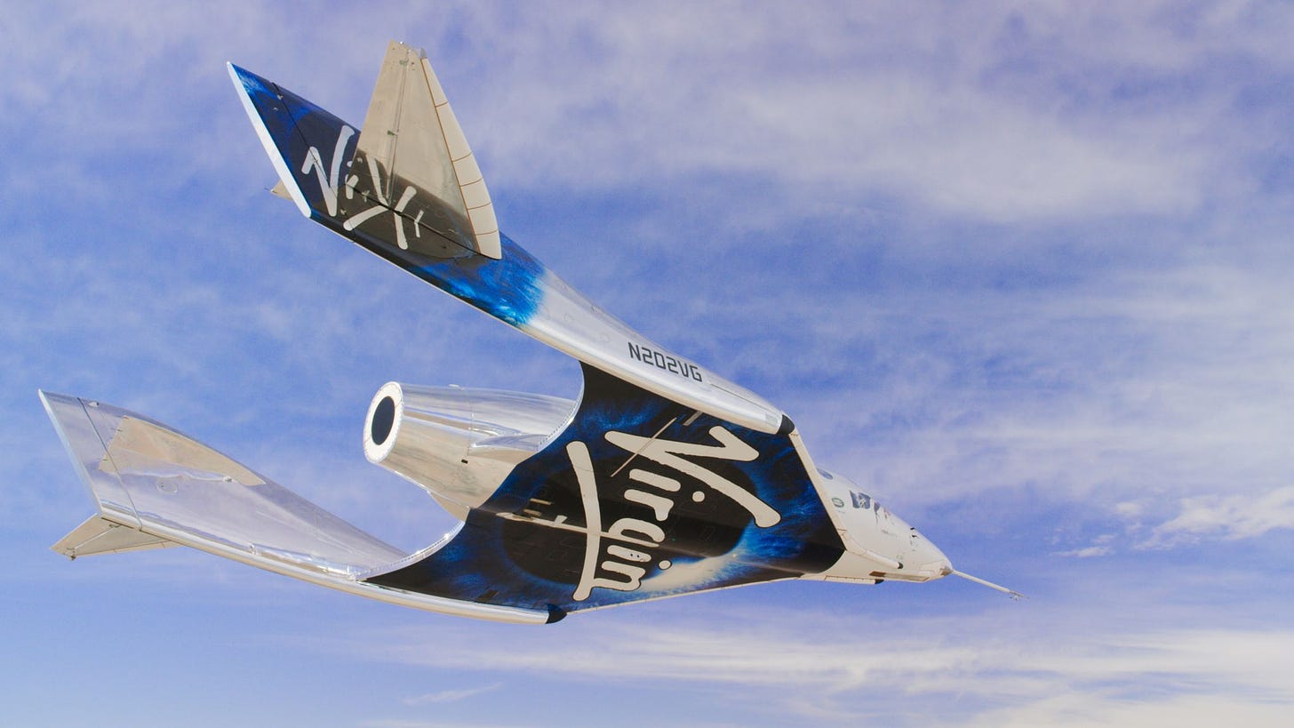 Virgin Galactic aborts test air-launch of its tourist-carrying spaceplane |  Science &amp; Tech News | Sky News